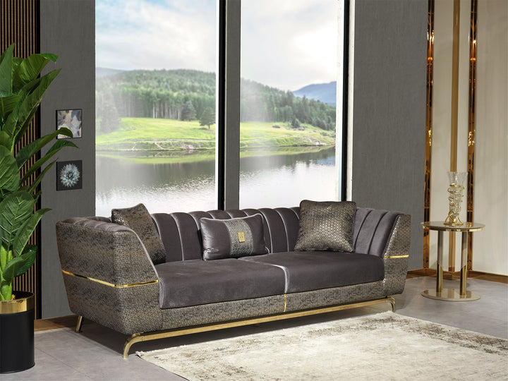 Madrid 93.7" Wide Tuxedo Arm Sofa