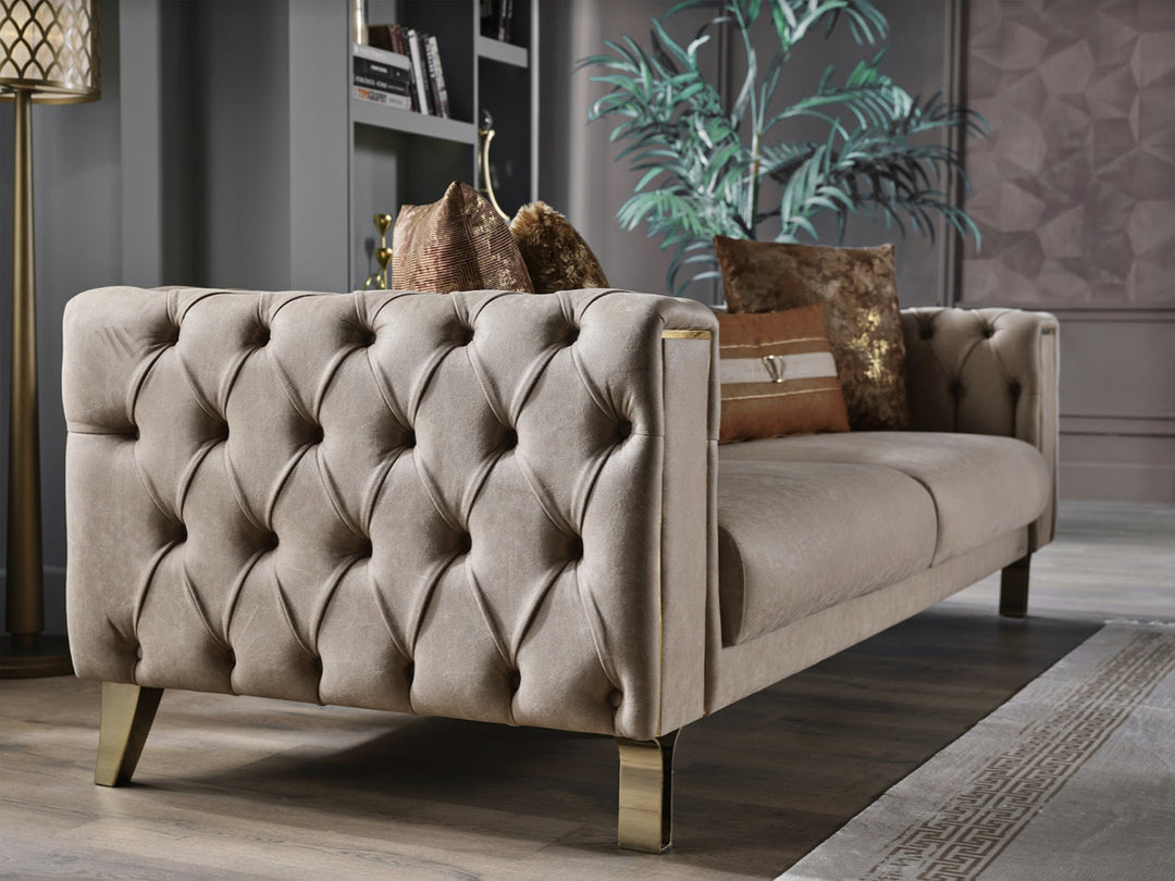 Montego 94" Wide Tufted Extendable Sofa