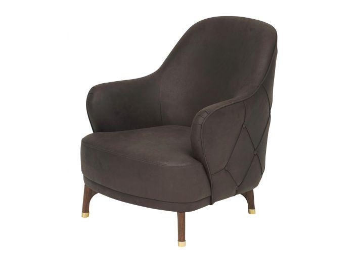 Navona Armchair Dark Brown