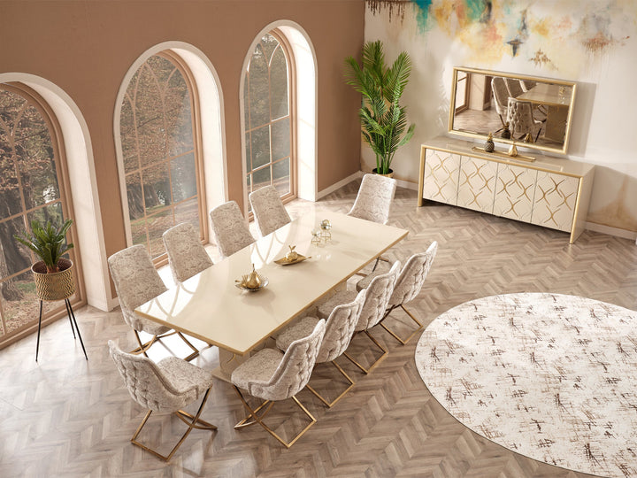 Napoli 10 Person Dining Room Set