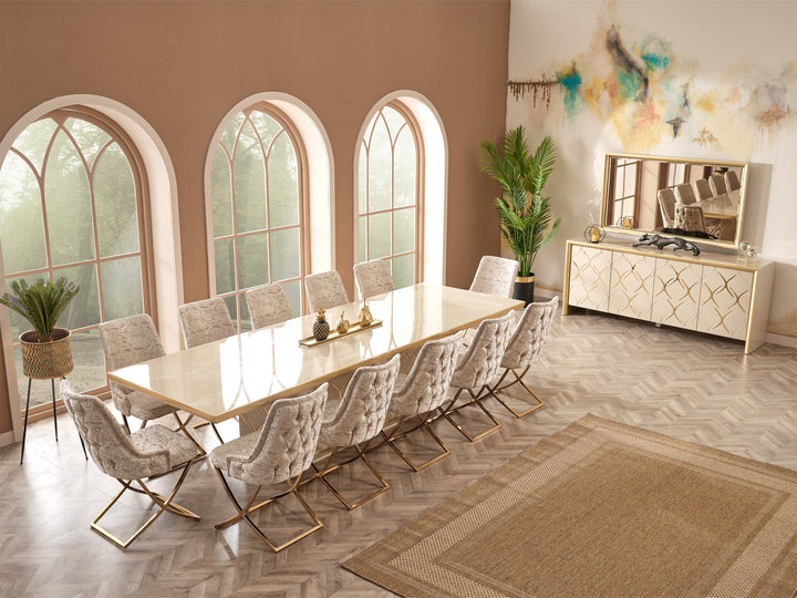 Napoli 12 Person Dining Room Set