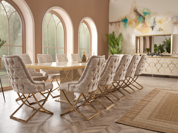 Napoli 12 Person Dining Room Set