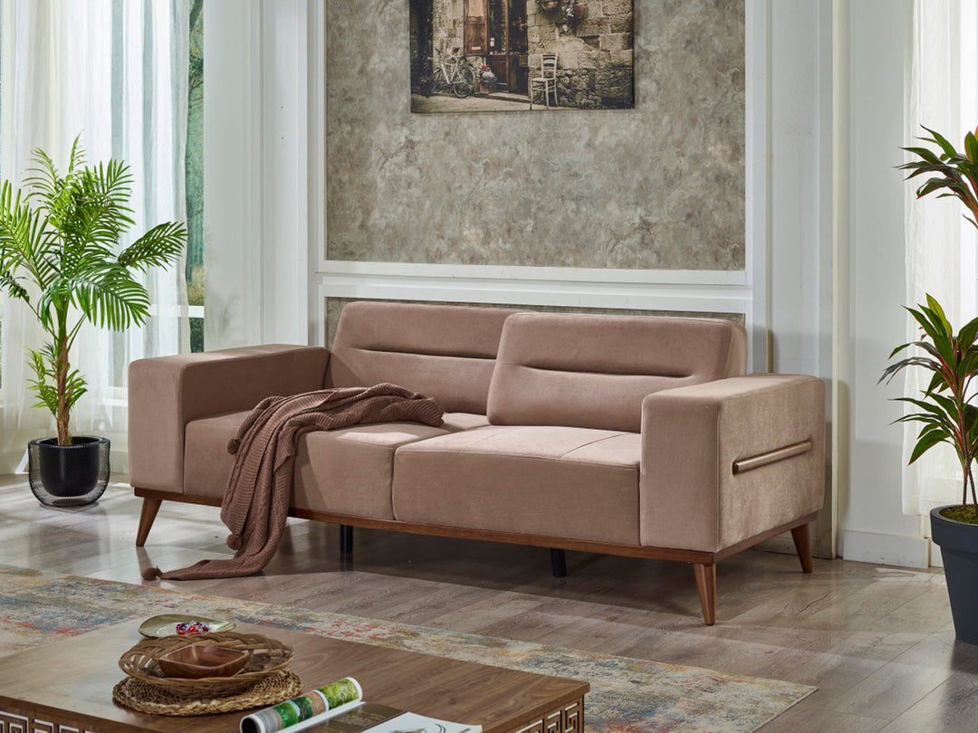 Odesa 91" Wide Square Arm Extendable Sofa