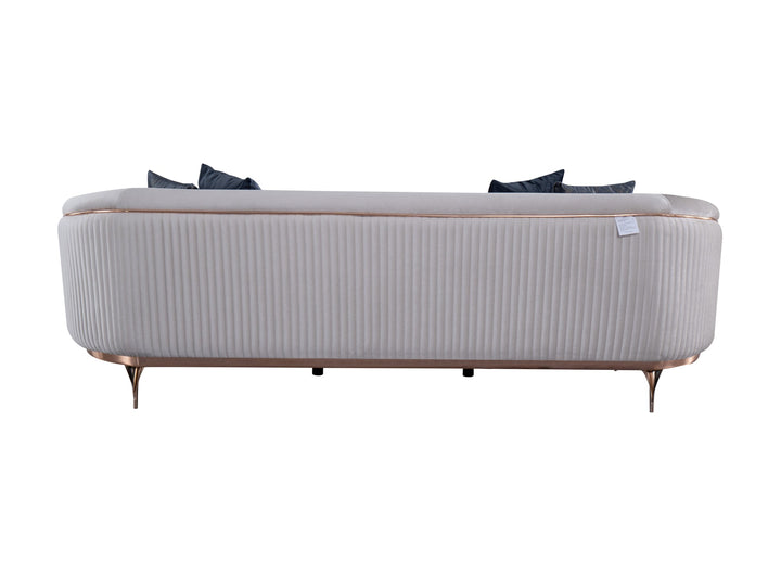 Pandora 100" Wide Striped Sofa