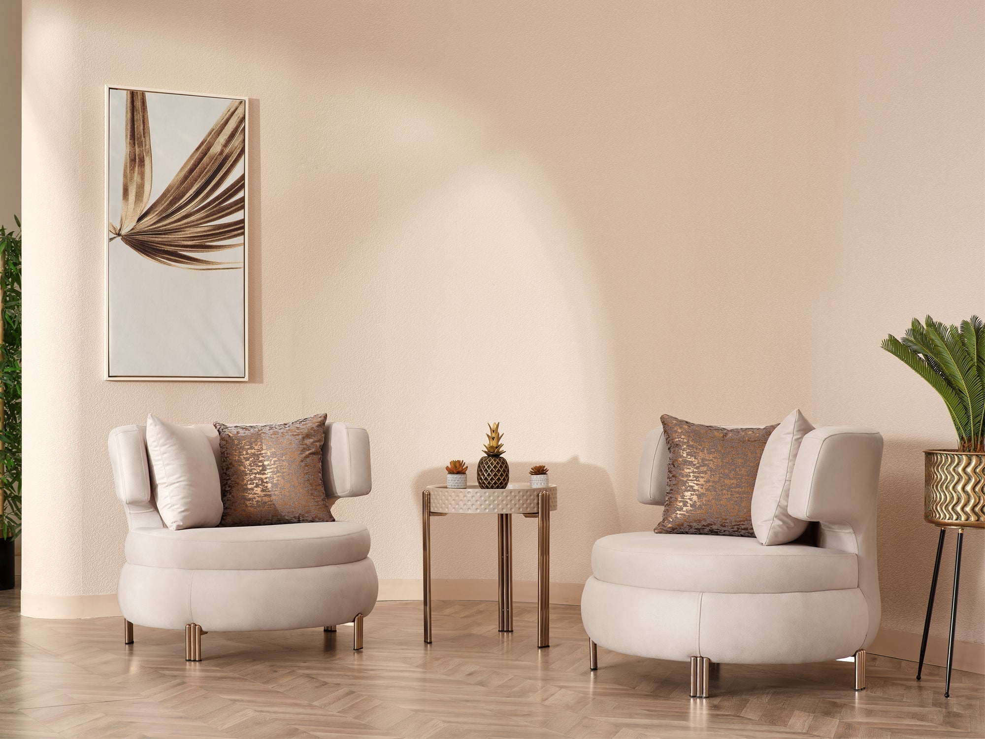 Paris Stationary Living Room (Cream)