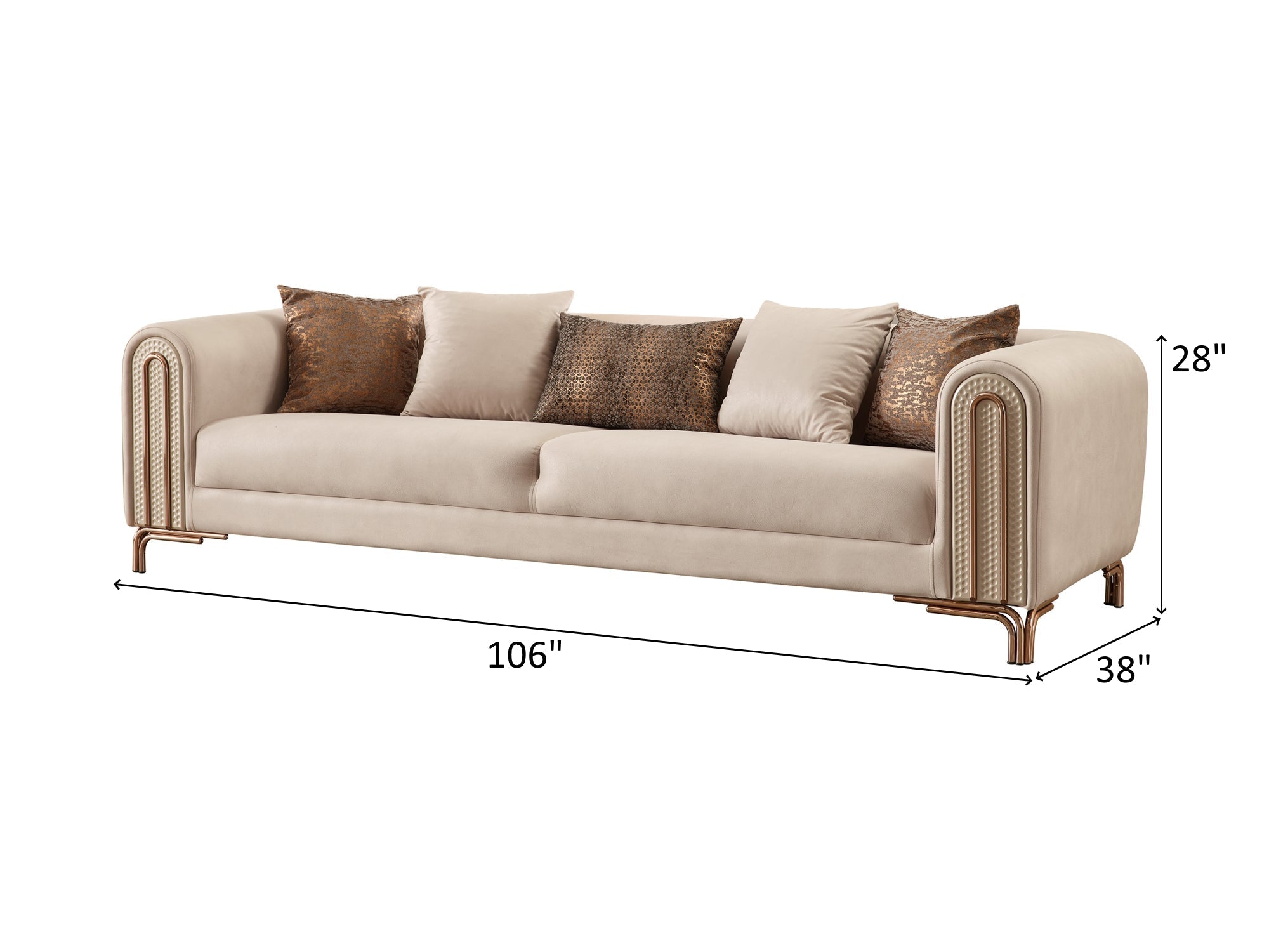 Paris Stationary Living Room (Cream)