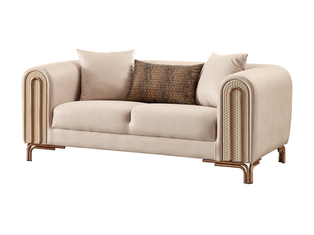 Paris 71" Wide Tuxedo Arm Loveseat