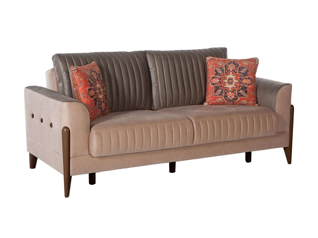 Piero 71" Wide Convertible Loveseat