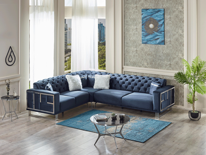 Puzzle 118" / 98" Wide Tufted Extendable Sectional