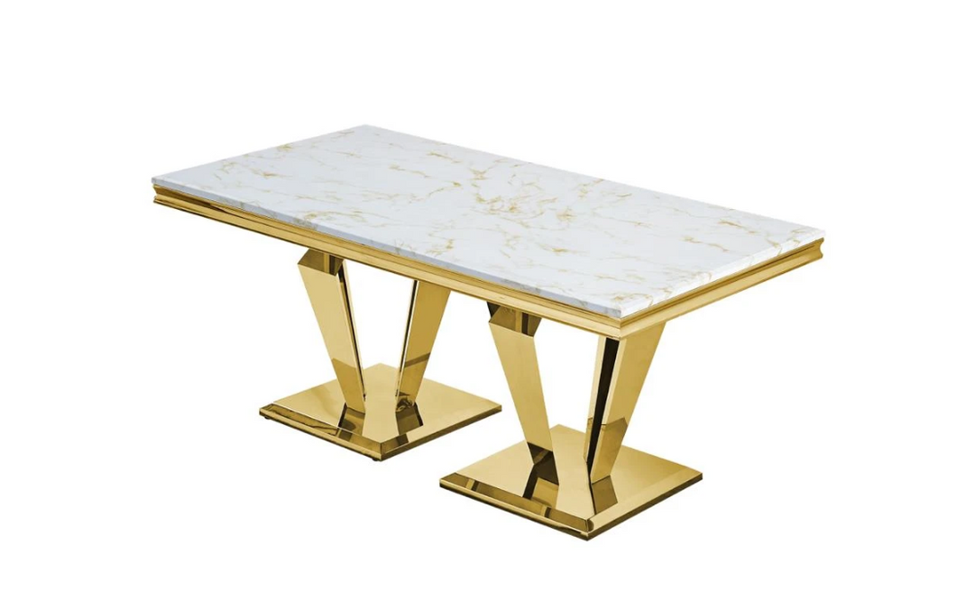 G1160 BEIGE GOLD DINING TABLE