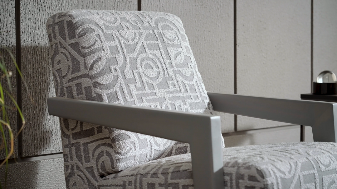 Light Grey Melbourne Armchair in Ash Oak