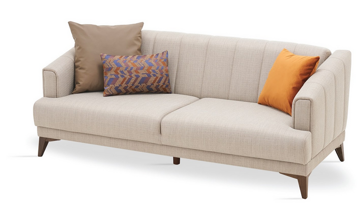 Taupe Colt Feather Sona 2-Seater Sofa