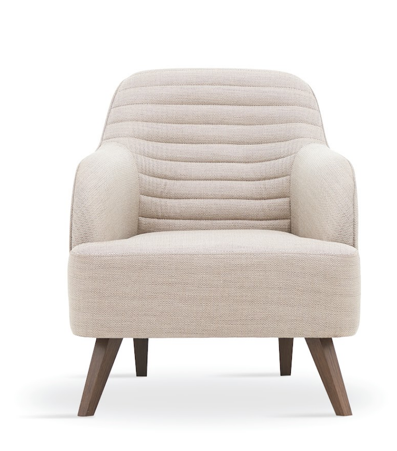 Taupe Colt Feather Sona Armchair