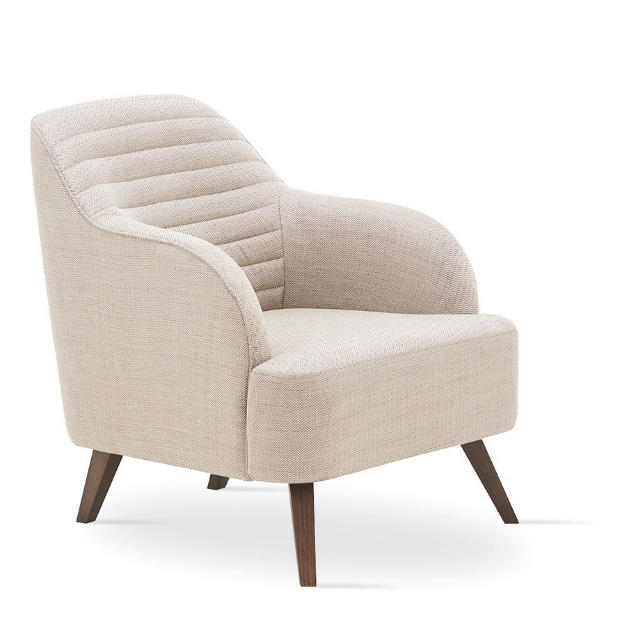 Taupe Colt Feather Sona Armchair