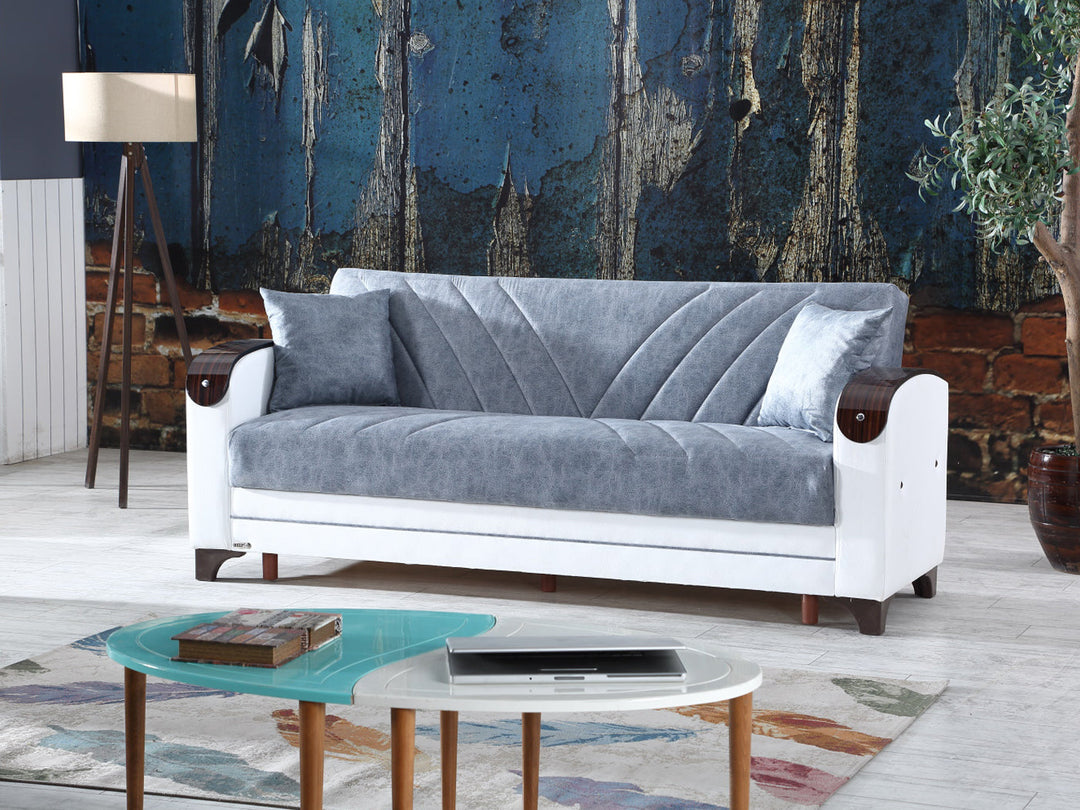 Senem 86" Wide Convertible Sofa