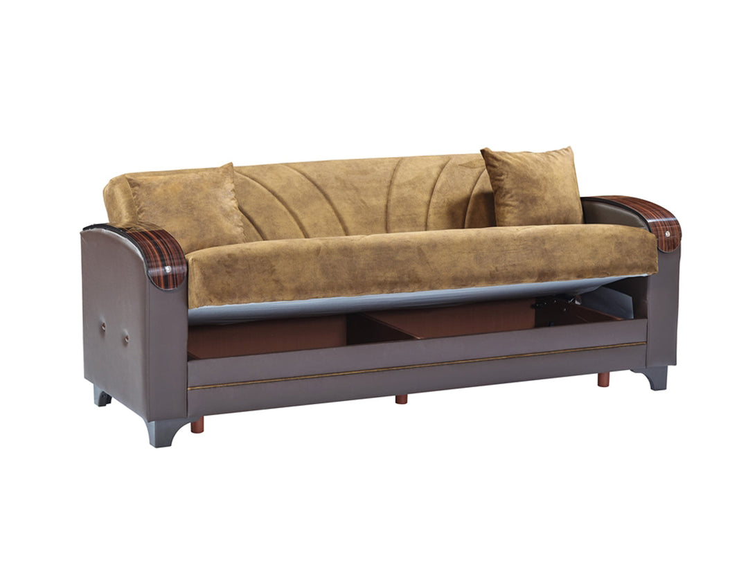 Senem 86" Wide Convertible Sofa