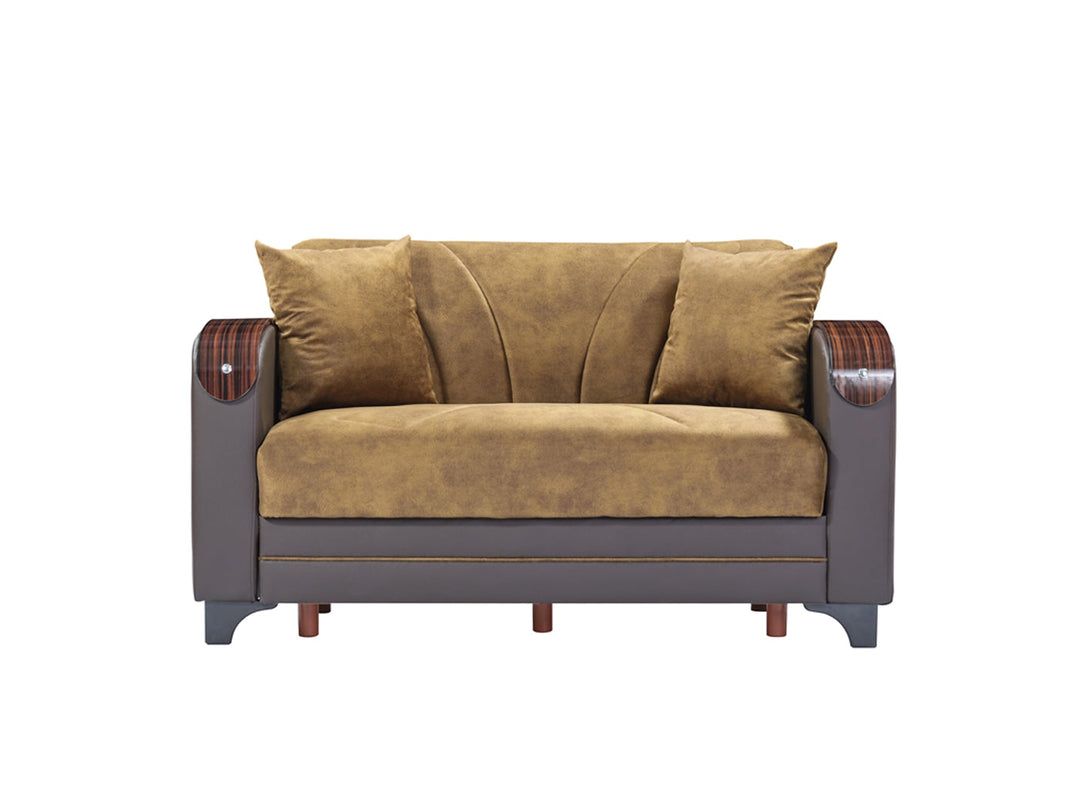 Senem 66" Wide Convertible Loveseat