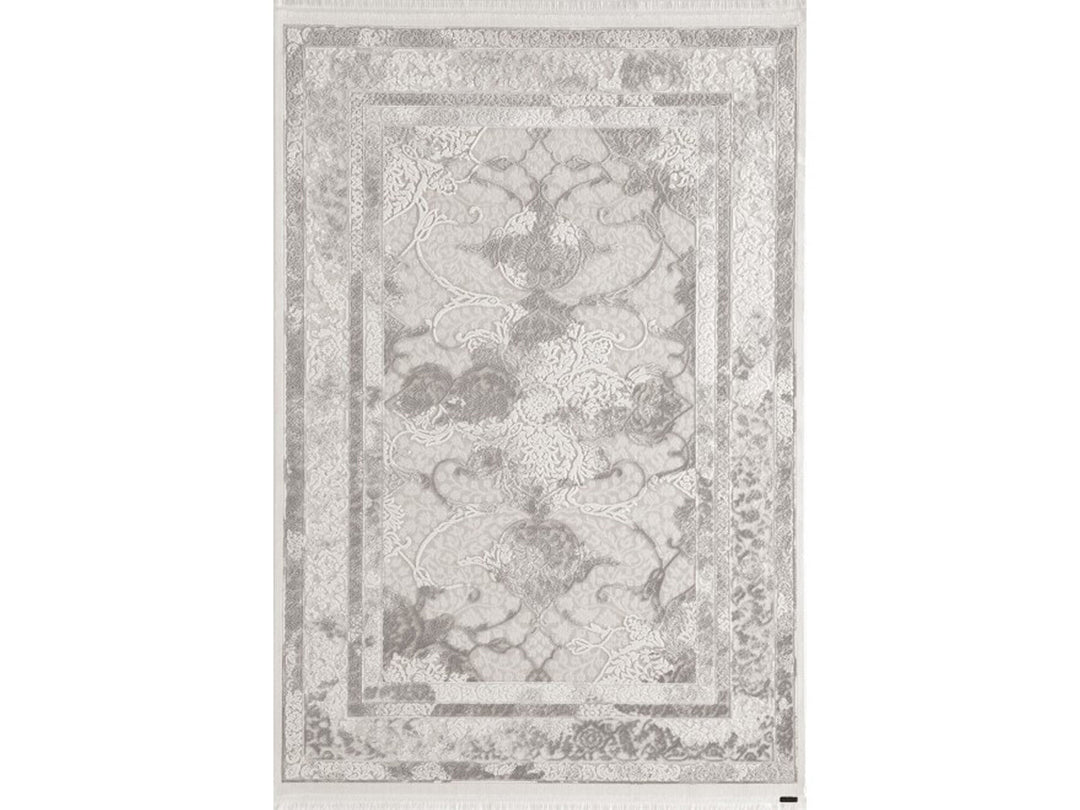 Truva Area Rug in Light Gray