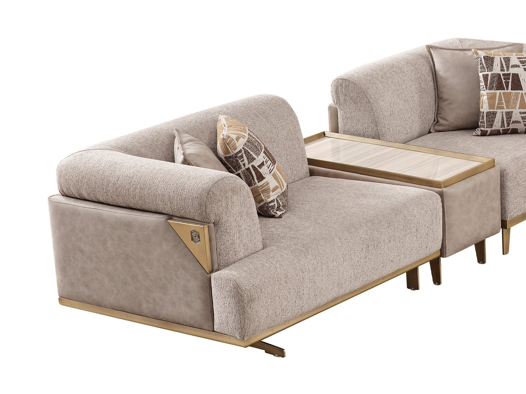 Urla 116" / 101" Wide Sectional