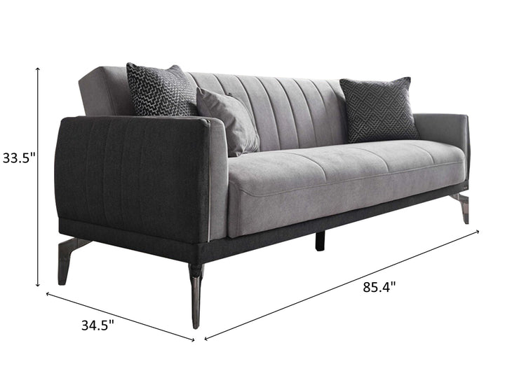 Valens 85.4" Wide Convertible Sofa