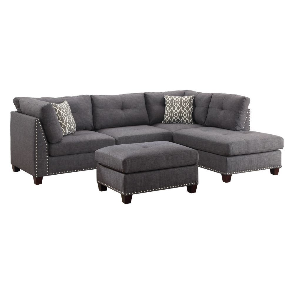 Laurissa - Sectional Sofa & Ottoman (2 Pillows)