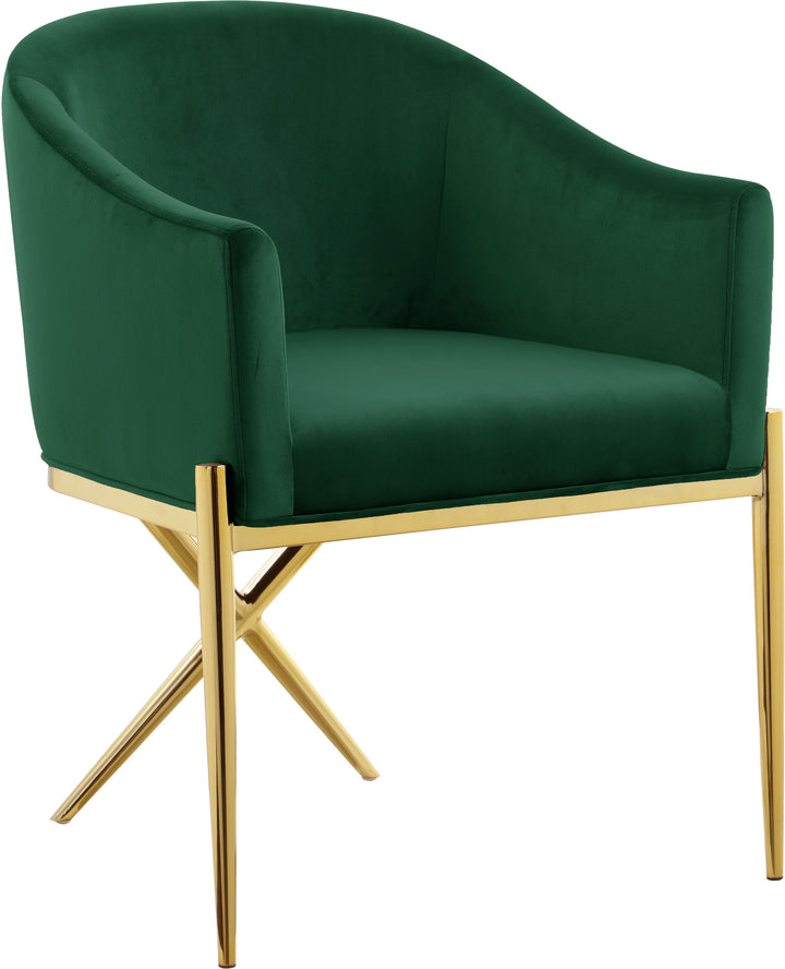 Xavier - Dining Chair with Gold Legs