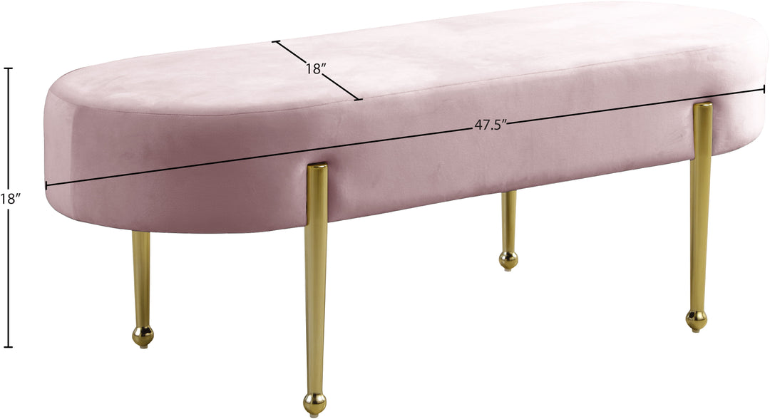 Gia - Velvet Bench