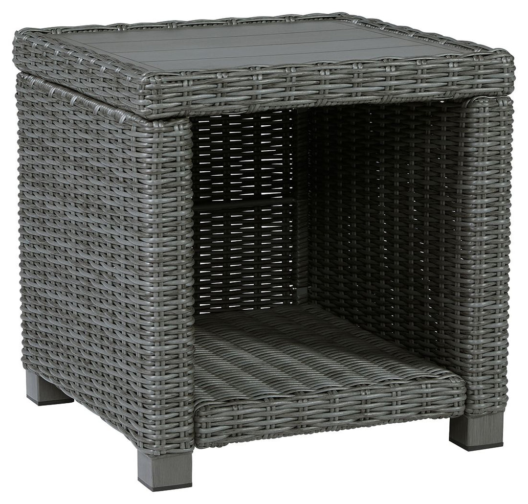 Elite Park - Gray - Square End Table