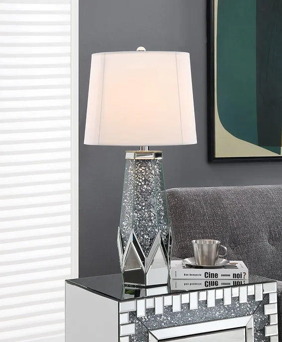 LUZ Table lamp with crushed diamonds(NEW YORK DIAMOND)