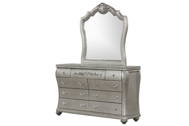 Destiny 5-Pc Queen Bedroom Set, Silver