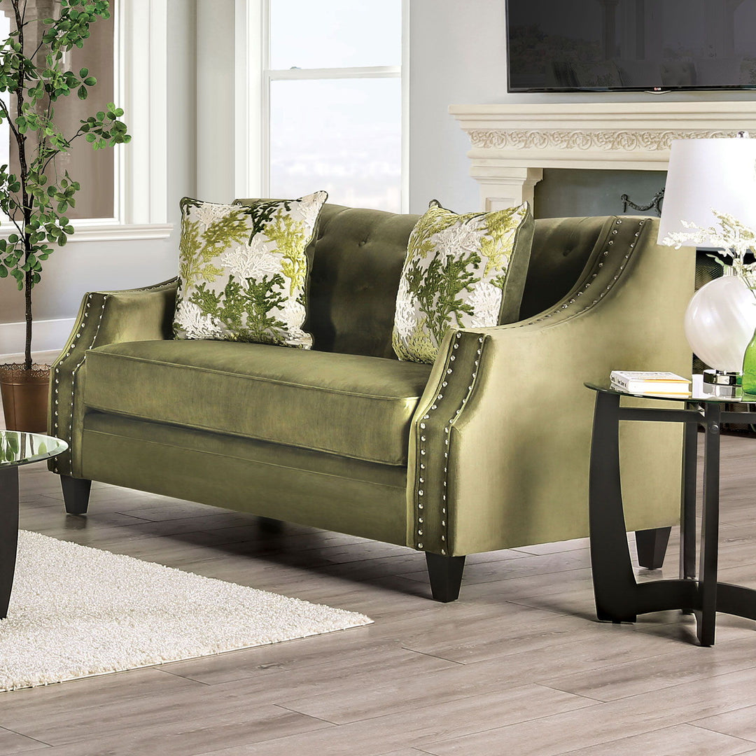 Kaye - Loveseat - Green