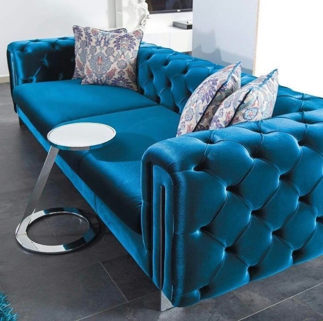 Elegance Navy Sofa