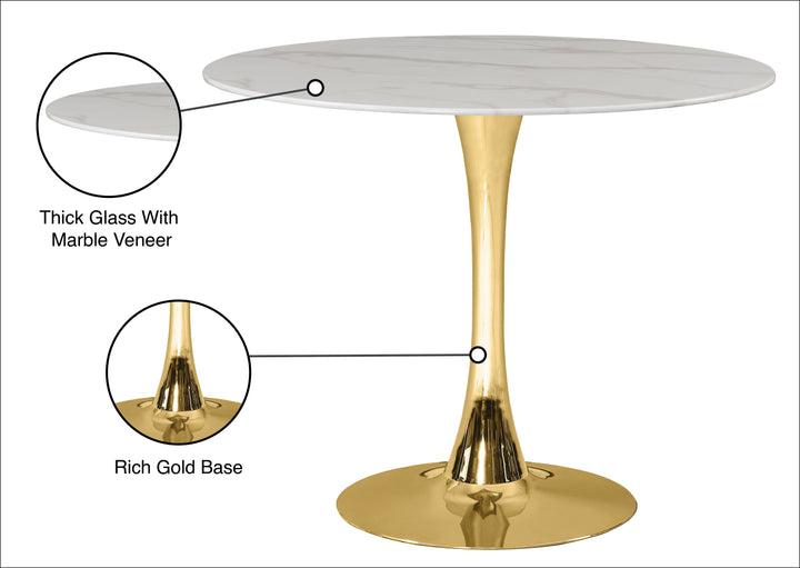 Tulip - Metal Dining Table