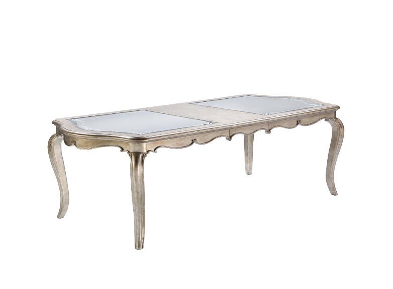 Esteban - Dining Table - Antique Champagne Finish