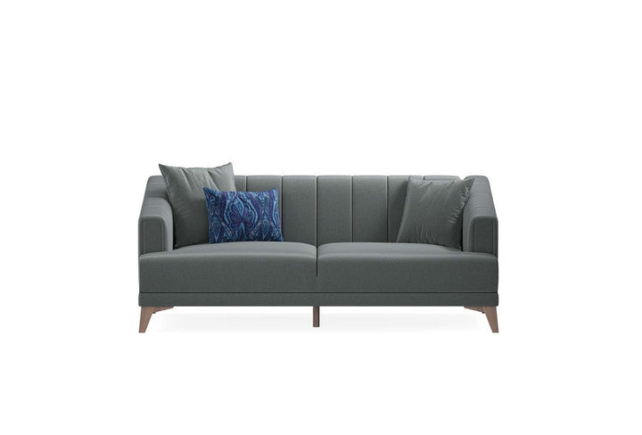 Dark Blue Velvet Sona 2-Seater Sofa