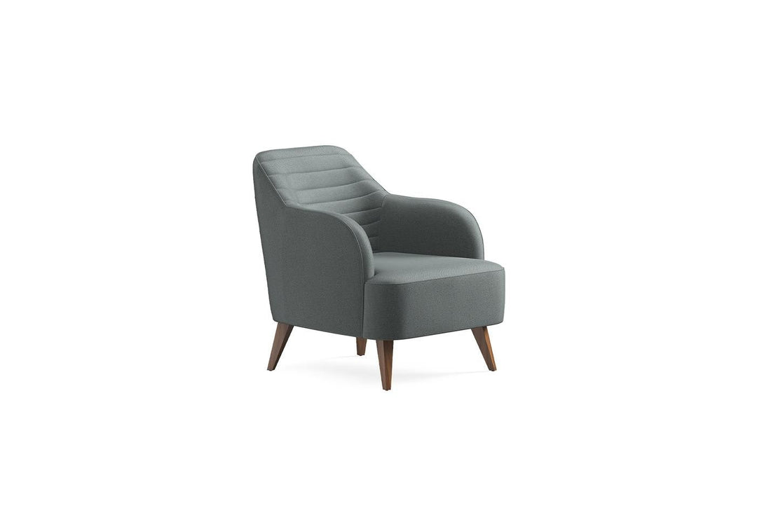 Dark Blue Velvet Sona Armchair