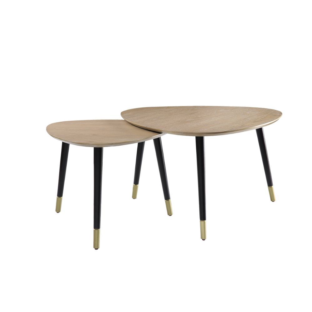 Allison - Coffee Table - Natural & Black