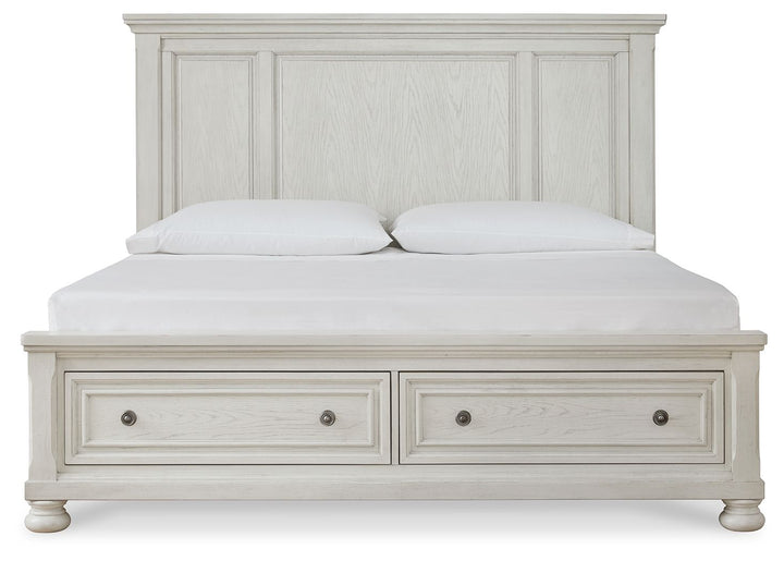 Robbinsdale - Panel Storage Bed