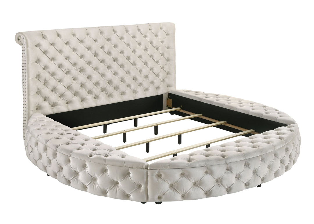 Brigitte - Queen Storage Bed - Ivory