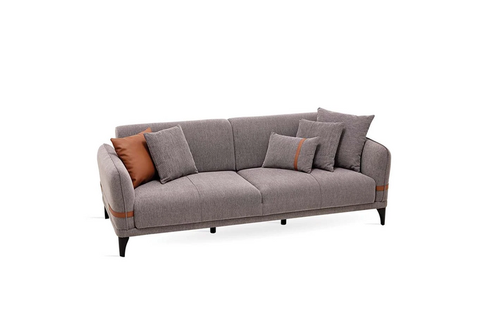 Linz 3-Seater Sofa Bed, Linen (Grey)