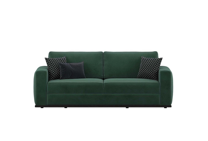 Carino 3-Seater Sofa, Velvet (Light Green)