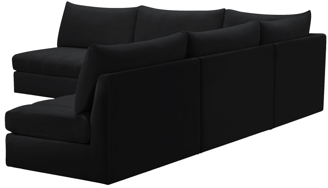 Jacob - Modular Sectional 5 Piece - Black