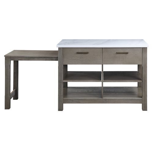 Feivel - Counter Height Table - Brown, Dark