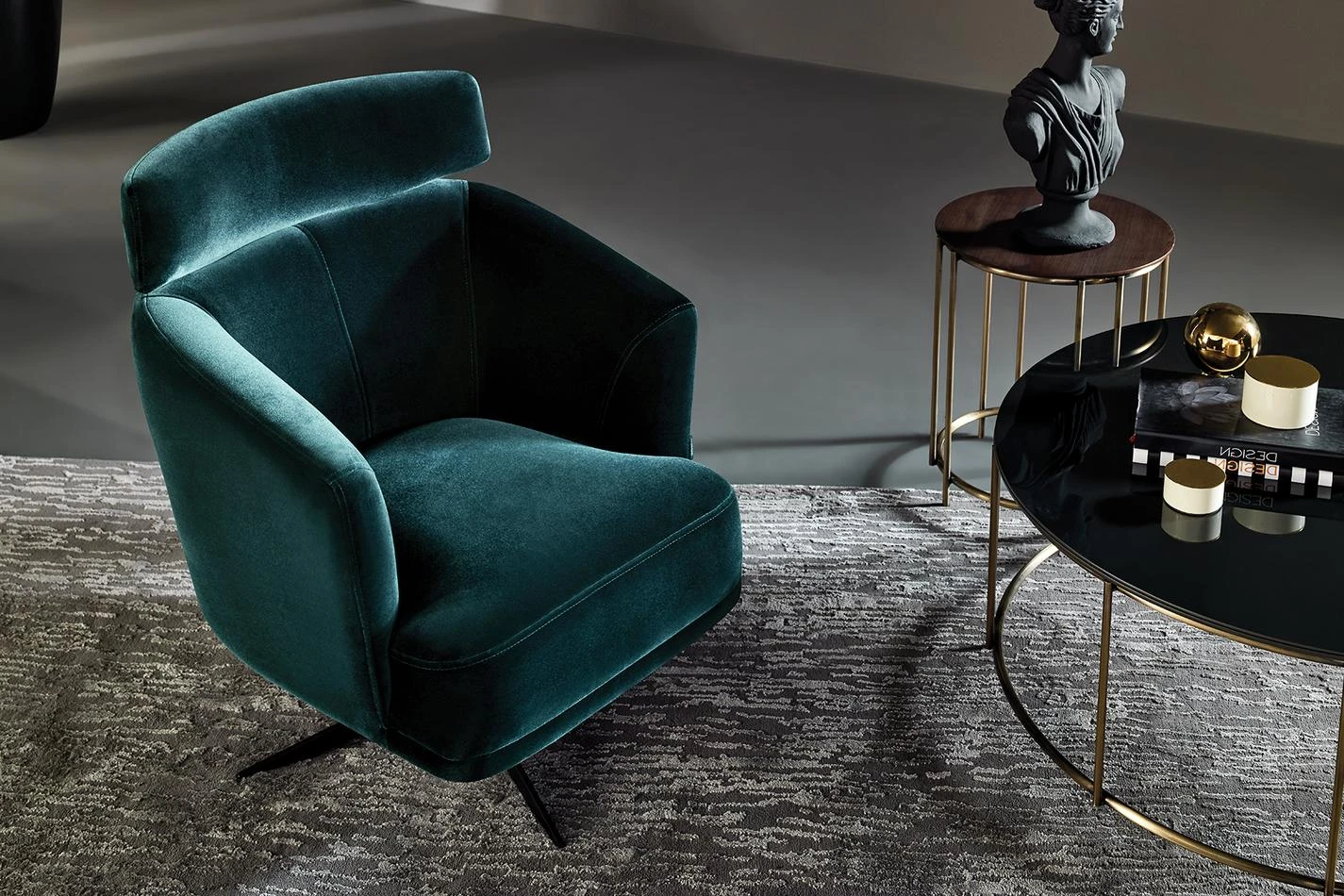 Sirona Armchair - Swivel Leg - Headed