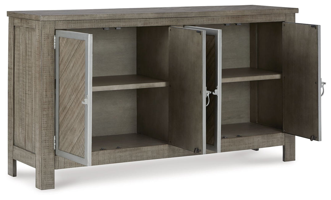 Krystanza - Weathered Gray - Dining Room Server