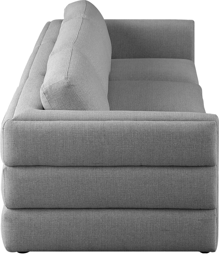 Beckham - Modular Sofa 3 Seats - Gray - Fabric