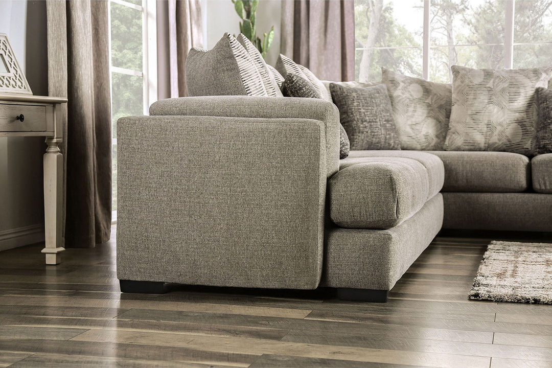 Angelia - Sectional - Light Gray