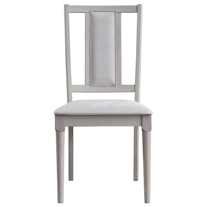 Marta - Side Chair (Set of 2) - Beige Linen & Natural Finish