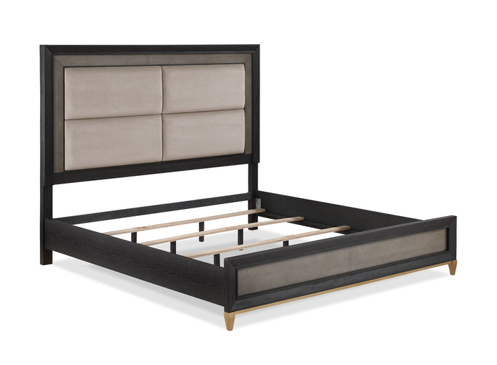 Payson - Queen Bed - Black & Gray