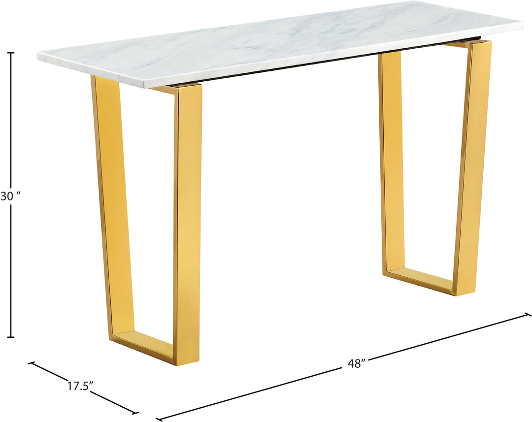 Cameron - Console Table - Gold